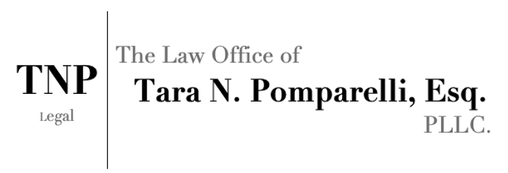 TNP LEGAL, The LAW OFFICE OF TARA N. POMPARELLI, ESQ. PLLC LOGO